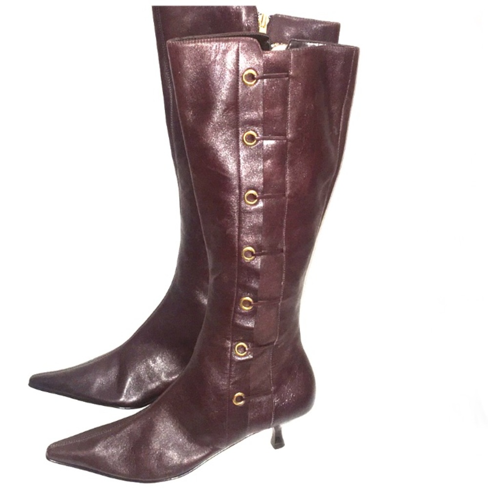 Anne Klein leather boots